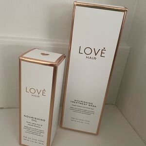 2 PC NWT Love Hair Nourishing Oil & Mask